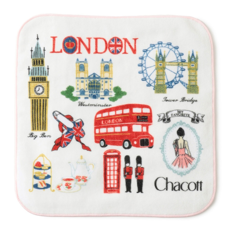 10/10発売LONDONタオル(オフホワイト--)