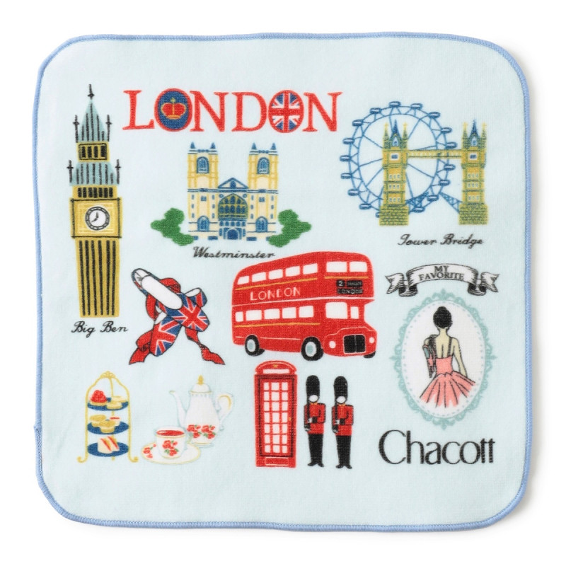 10/10発売LONDONタオル(ヒヤシンス--)