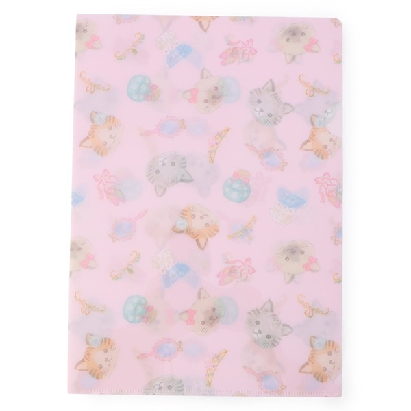 Catクリアファイル(ロイヤルピンク-ー)