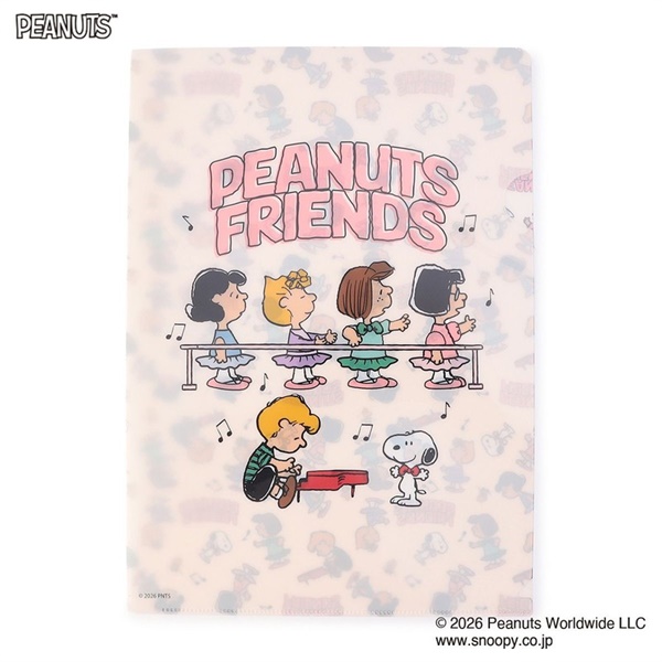 PEANUTSクリアファイル(オフホワイト--)