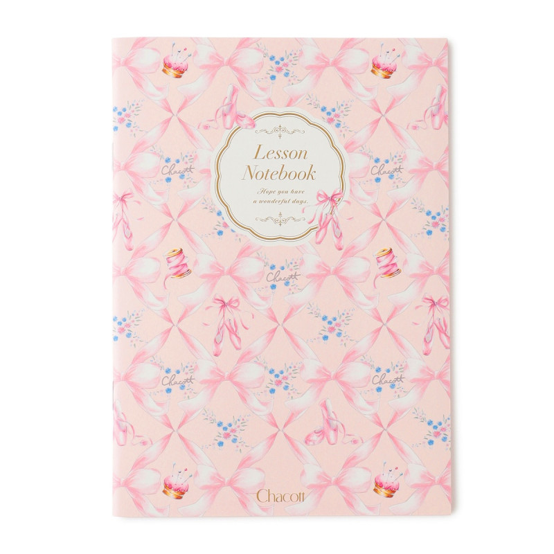 トゥリボンレッスンノート(ロイヤルピンク--)