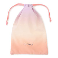 グラデーション半メッシュ巾着M(ロイヤルピンク--)