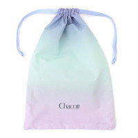 グラデーション半メッシュ巾着M(ラベンダー--)