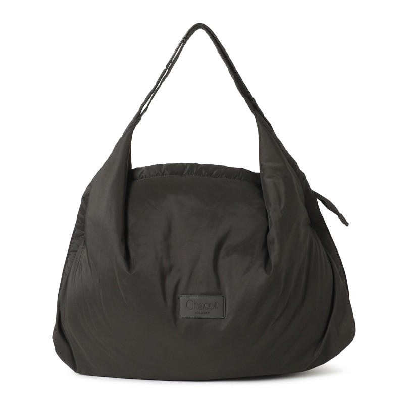 ★パッファートートバッグ(ブラック--)