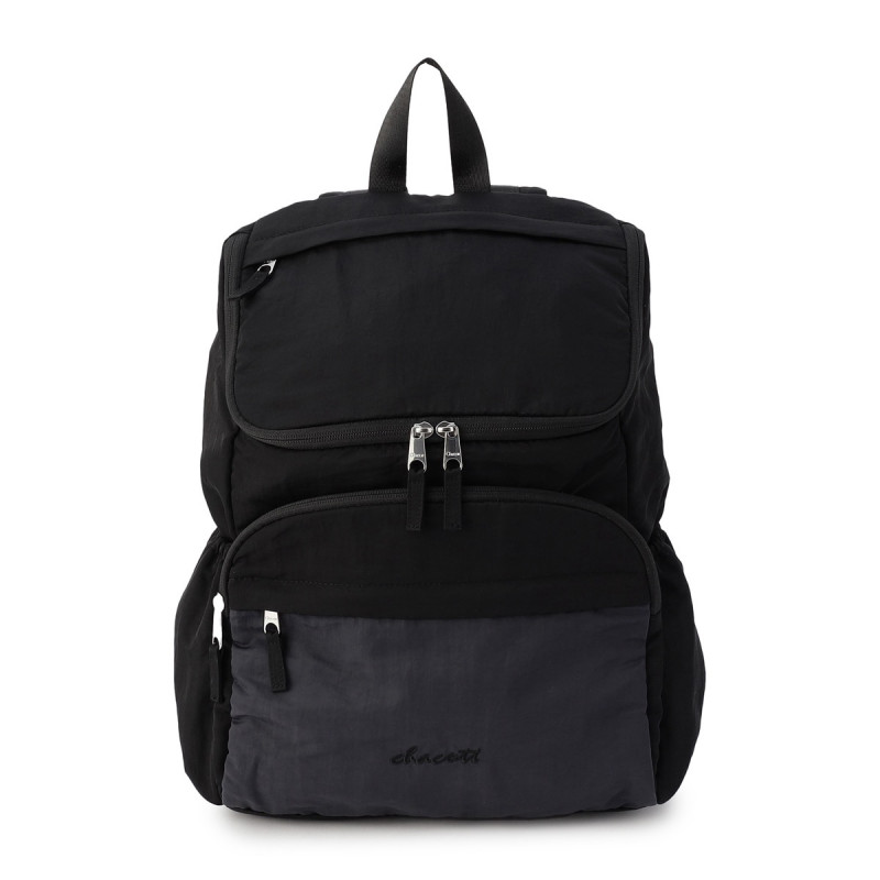 バイカラーバックパック(ブラック--)