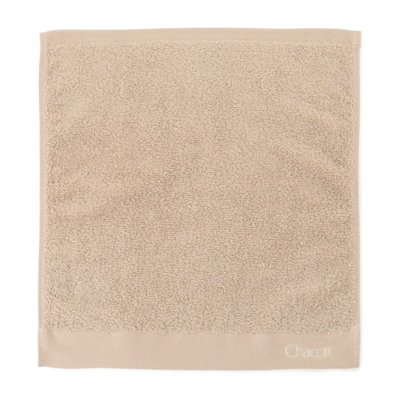 Chacottハンドタオル(ベージュ--)