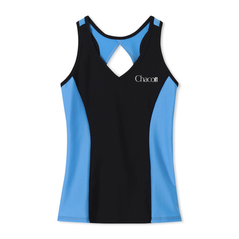 オープンバックロングトップII(スカイブルー-S)