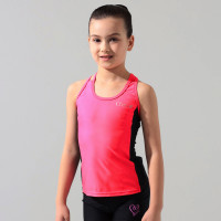 ★アシンメトリーロングトップ(ピンク-S)