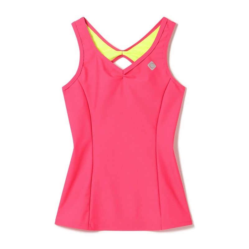 リボンロングトップ(チェリーピンク-S)