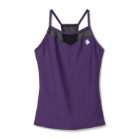 Yバックキャミソールロングトップ(ブラックベリー-S)