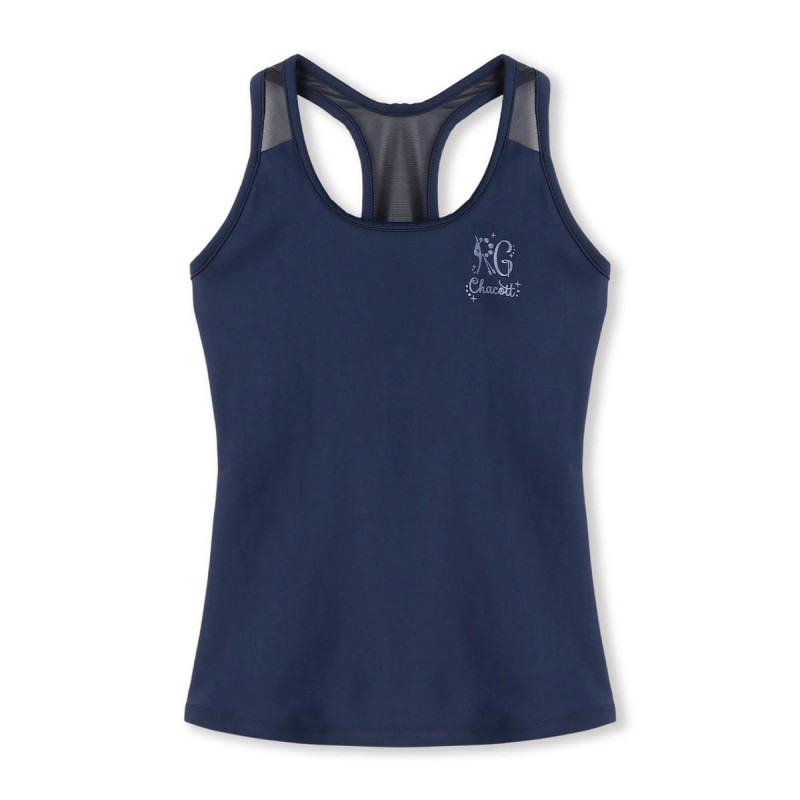 プリントロングトップ(ネイビー-S)