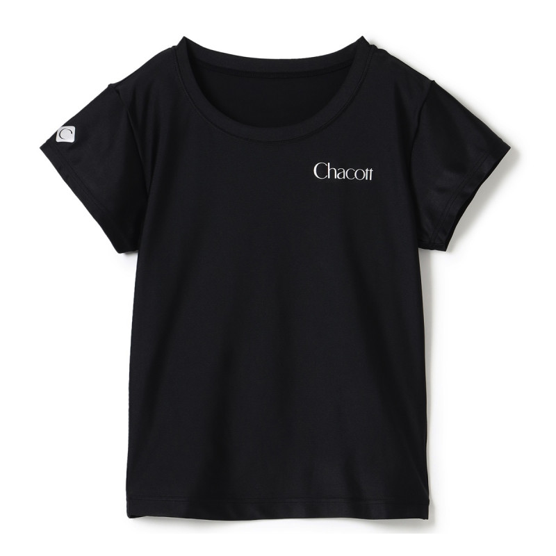 ドライストレッチTシャツ(ブラック-140)