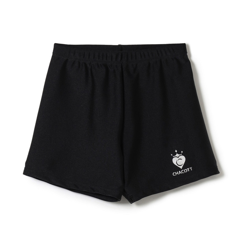 クラウンプリント1.5分丈スパッツ(シルバー-S)