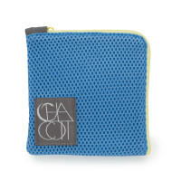 ウォッシャブルフラットポーチ(サックスブルー--)