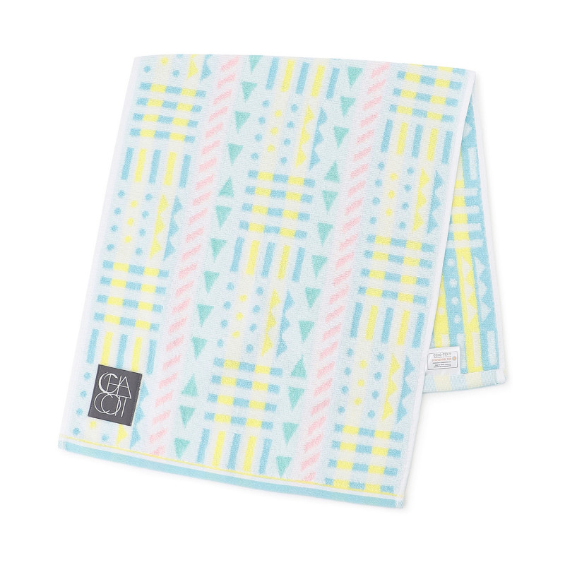 フェイスタオル(ターコイズブルー--)