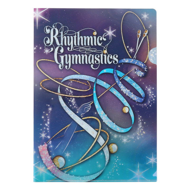 A4クリアファイル(アイアンブルー--)