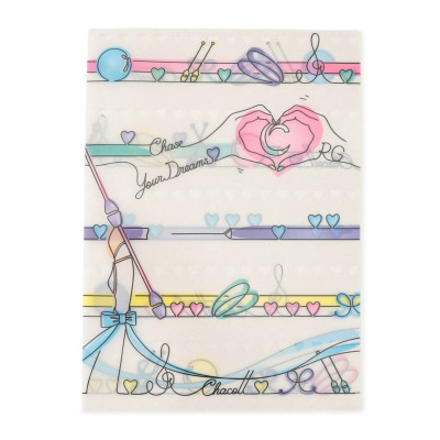 A4クリアファイル【シルエットイラスト】