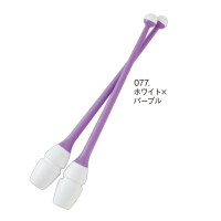 ジュニア・ラバークラブ（低反発）(ホワイト×パープル-365mm)