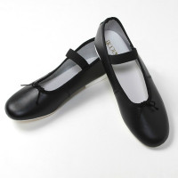 【フォークダンス】フォークダンスシューズ(ブラック-22.5)