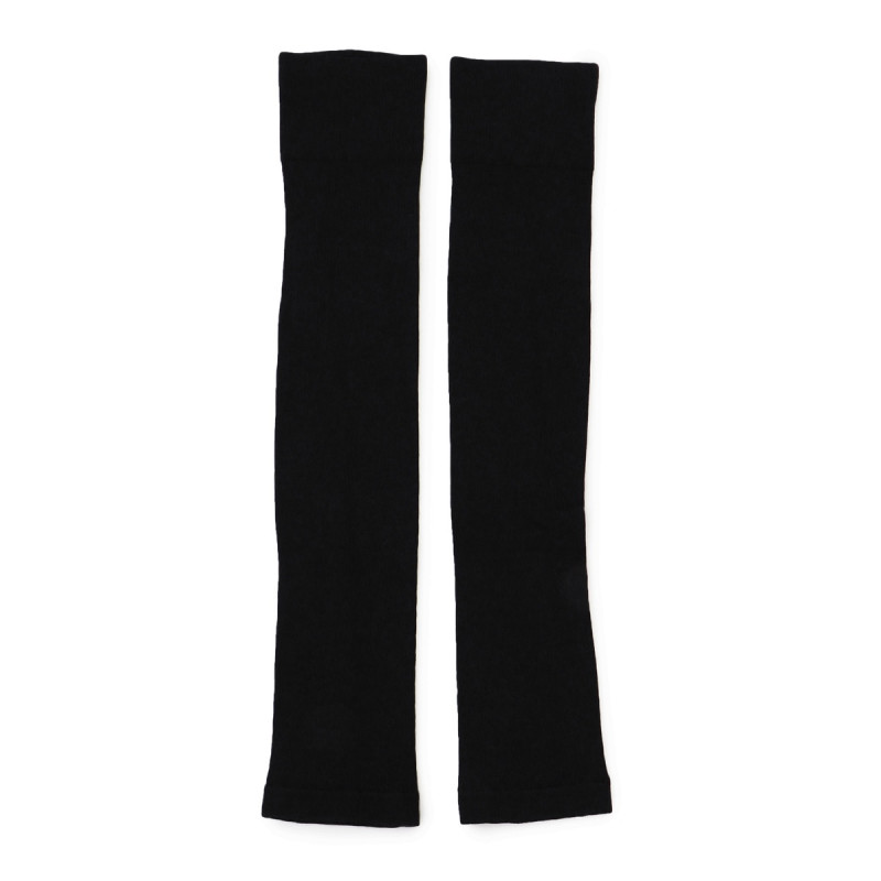 レッグウォーマー ミディアム丈 （サーモギア(R)糸使用）(ブラック-フリー)