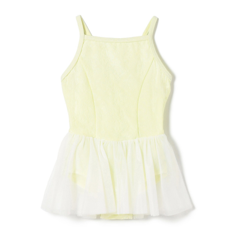 ★スカート付レオタード(イエロー-110)