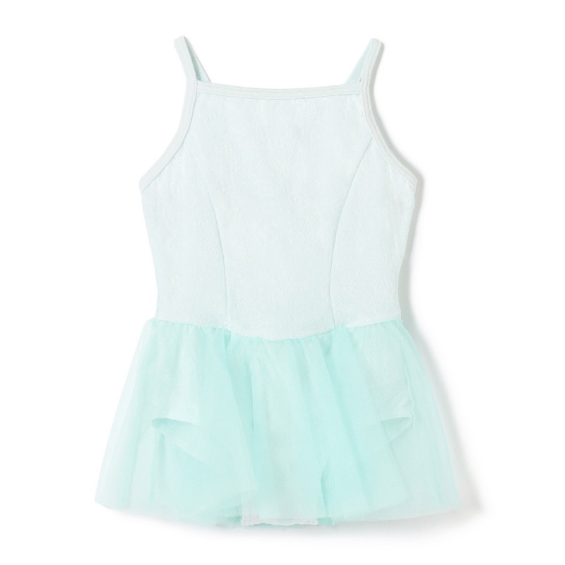 ★スカート付レオタード(アクアグリーン-110)