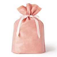 不織布リボンバッグ Lサイズ(---)