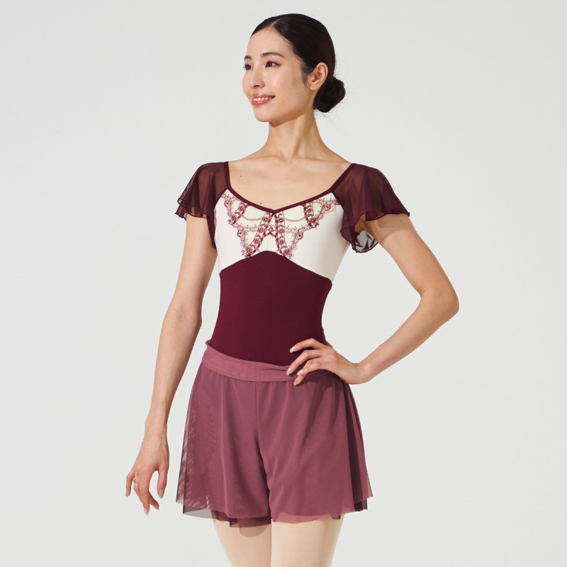 ☆フレアスリーブレオタード 商品ページ | チャコットオンラインショップ