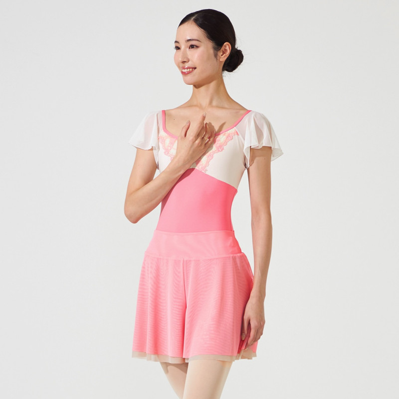 ☆フレアスリーブレオタード 商品ページ | チャコットオンラインショップ