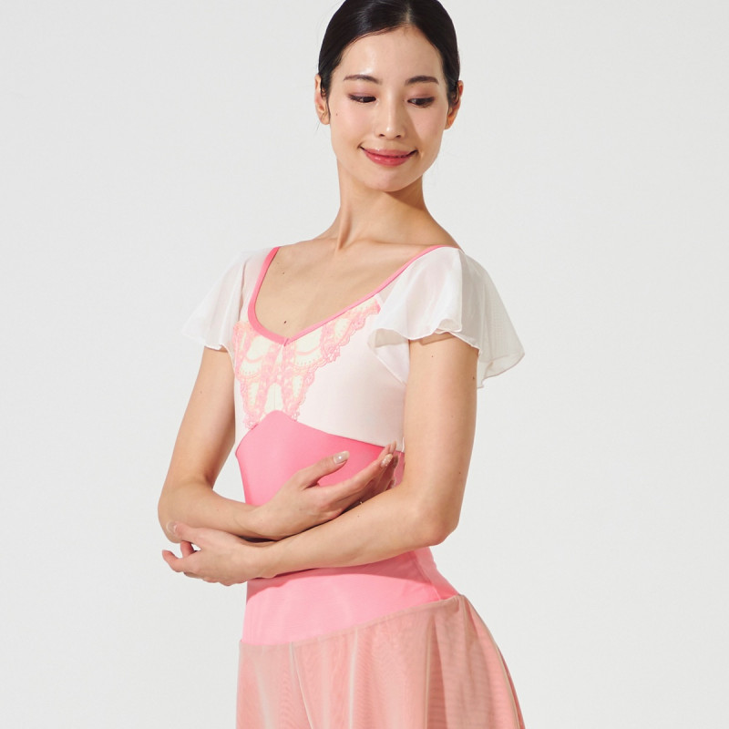 ☆フレアスリーブレオタード 商品ページ | チャコットオンラインショップ