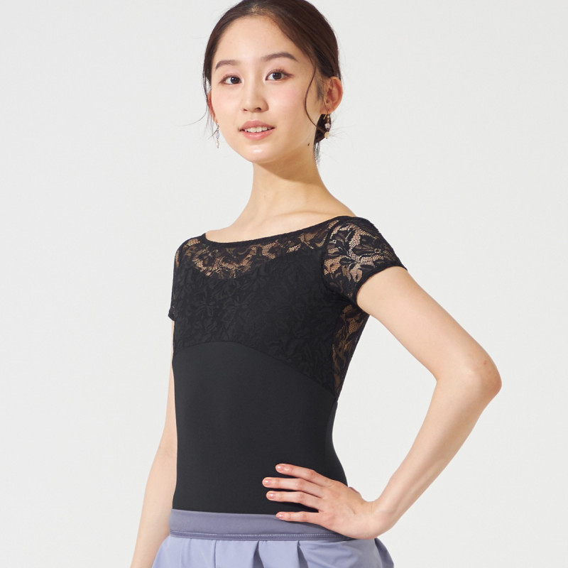 チャコットMAY NAGAHISAノースリーブレオタード0427ブラックMバレエ チャコットMAY NAGAHISAノースリーブレオタード0427ブラックMバレエ