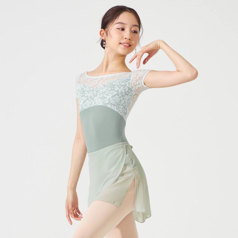 Cocochat/ココシャ/オーダー/レオタード/花柄/ミント Cocochat/ココシャ/オーダー/レオタード/花柄/ミント 【公式通販】