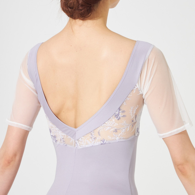 チャコット ハーフスリーブレオタード ラベンダー チャコット ハーフスリーブレオタード ラベンダー ハーフスリーブ