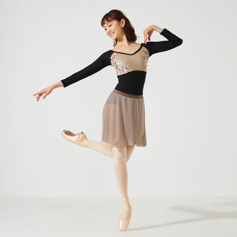 ☆7分袖レオタード 商品ページ | チャコットオンラインショップ