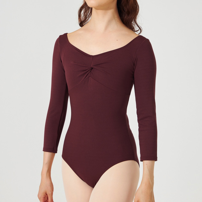 ☆8分袖レオタード 商品ページ | チャコットオンラインショップ