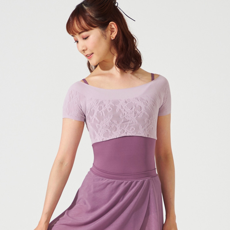 ☆オフショルダーレオタード 商品ページ | チャコットオンラインショップ