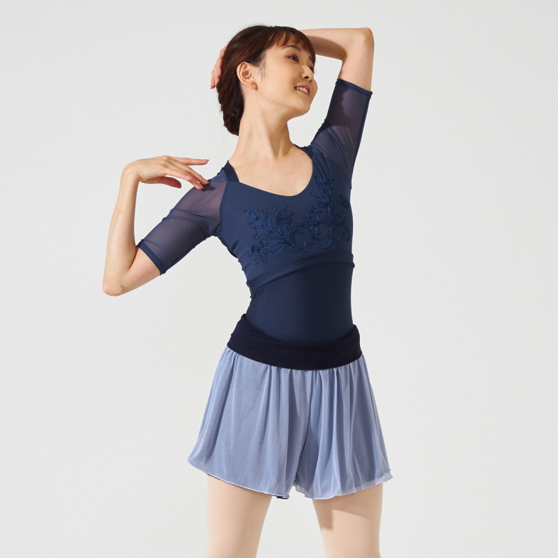 ☆5分袖レオタード 商品ページ | チャコットオンラインショップ