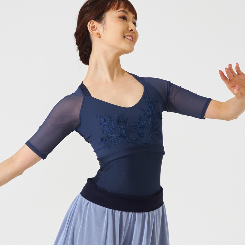 ☆5分袖レオタード 商品ページ | チャコットオンラインショップ