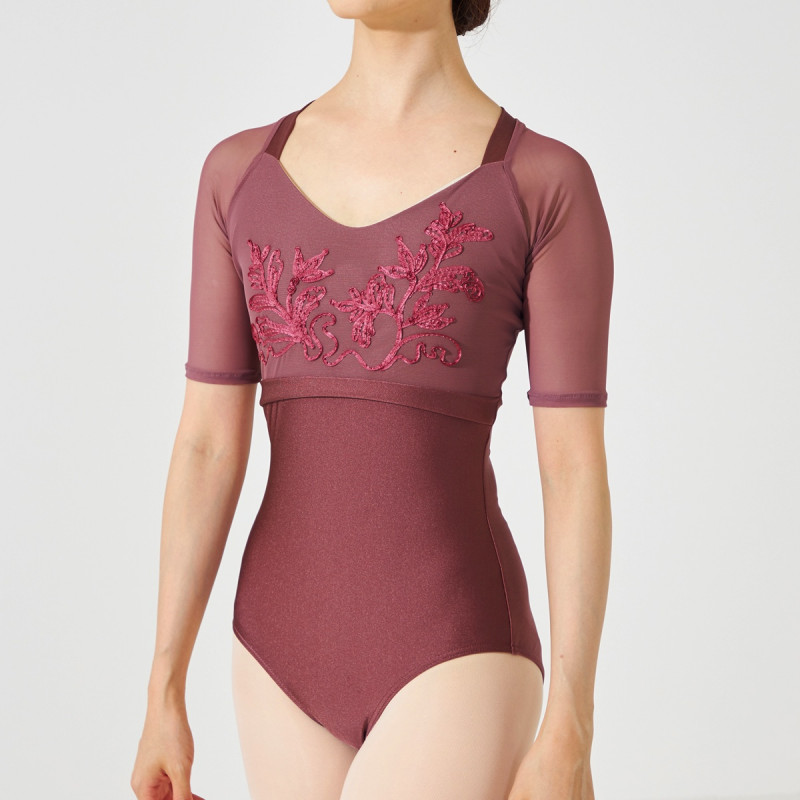 ☆5分袖レオタード 商品ページ | チャコットオンラインショップ