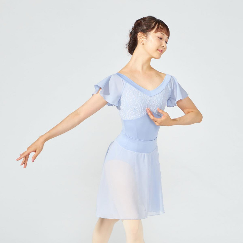 フレアスリーブレオタード 商品ページ | チャコットオンラインショップ