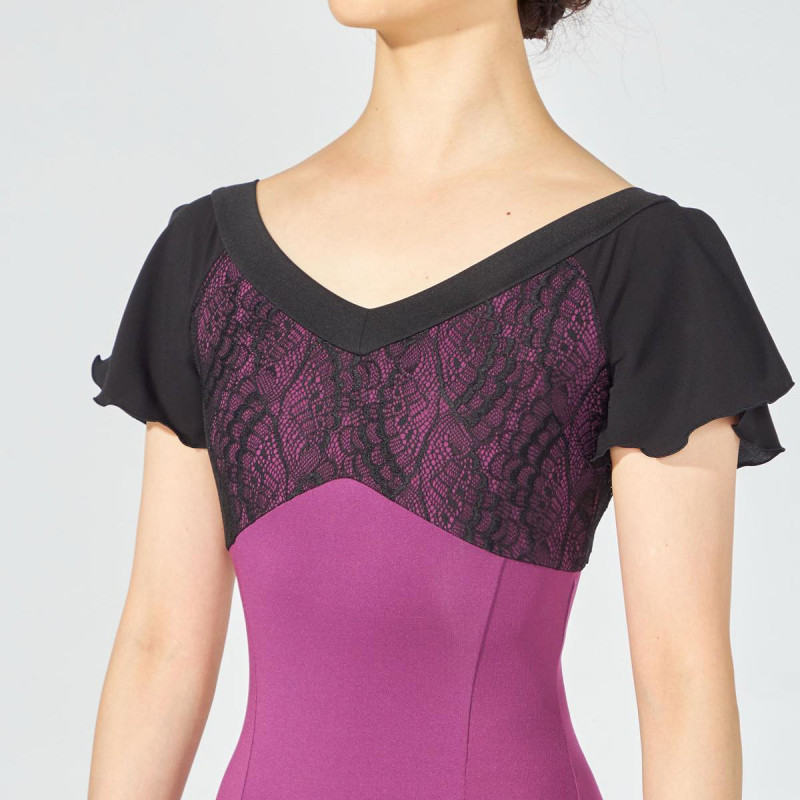 フレアスリーブレオタード 商品ページ | チャコットオンラインショップ