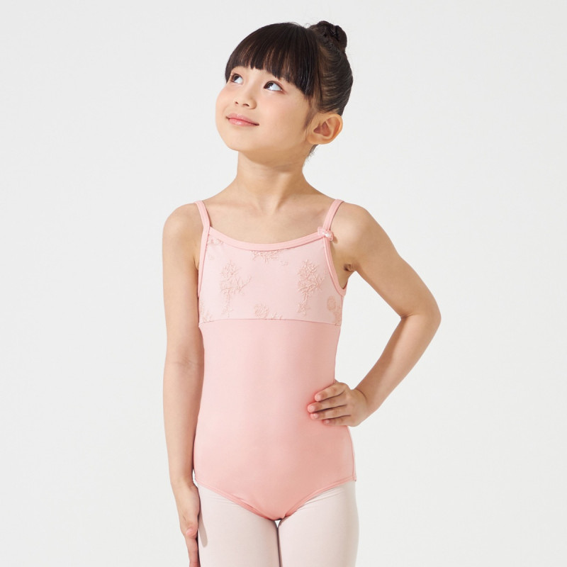 新品　チャコット キッズ　キャミソールレオタードトウシュズ柄 110 新品 チャコット キッズ キャミソールレオタードトウシュズ柄 110