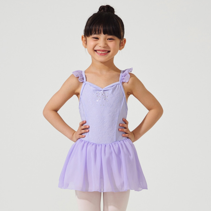 チャコット　薄紫　130 スカート付きレオタード ☆スカート付レオタード 商品ページ | BALLET ｜ チャコットオンライン