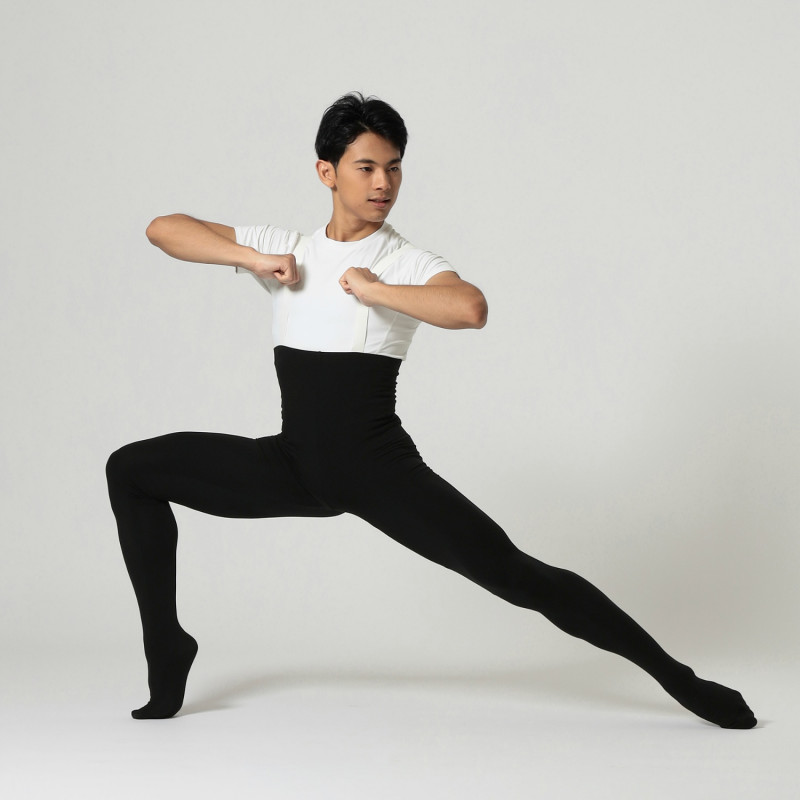 Chacott チャコット タイツ メンズ Lサイズ　バレエ　ダンス メンズタイツ(フーター・肩ゴム付） 商品ページ | チャコット