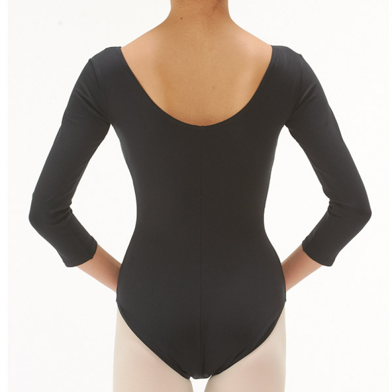 丸首7分袖レオタード（ロイヤルスムース） 商品ページ | チャコット