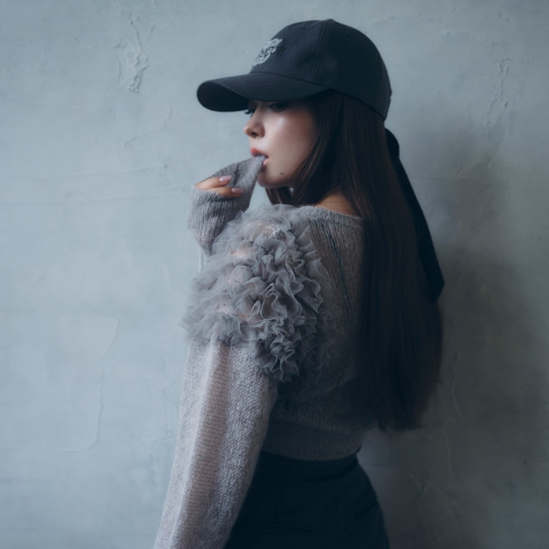 チュールスリーブニットカーディガン 商品ページ | チャコット