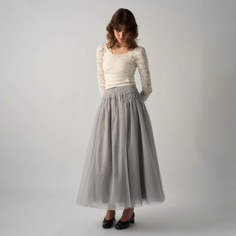 Sustainableチュールスカート 商品ページ | チャコットオンラインショップ