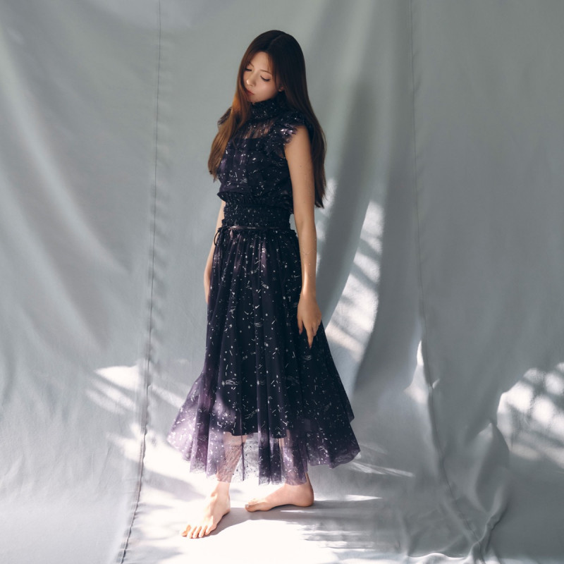 Chacottサテンチュールロングスカート Chacottサテンチュールロングスカート Chacott】Sustainableチュール