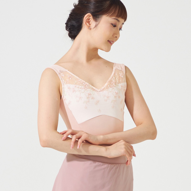 Nela ライン】ノースリーブレオタード 商品ページ | チャコット