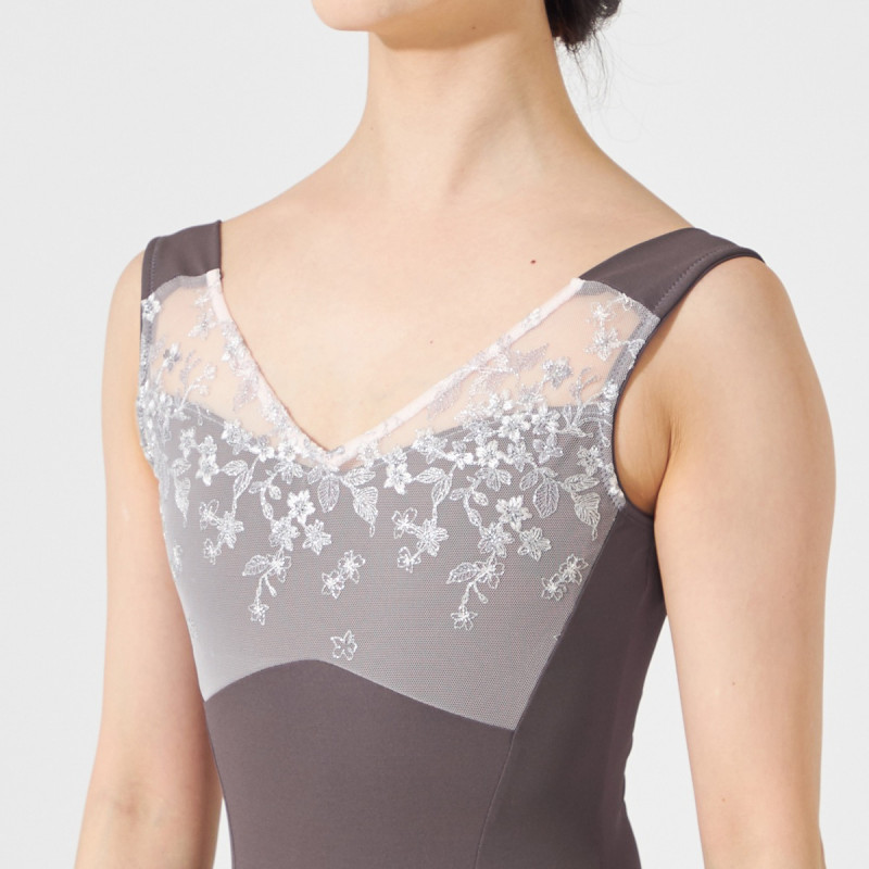 Nela ライン】ノースリーブレオタード 商品ページ | チャコット